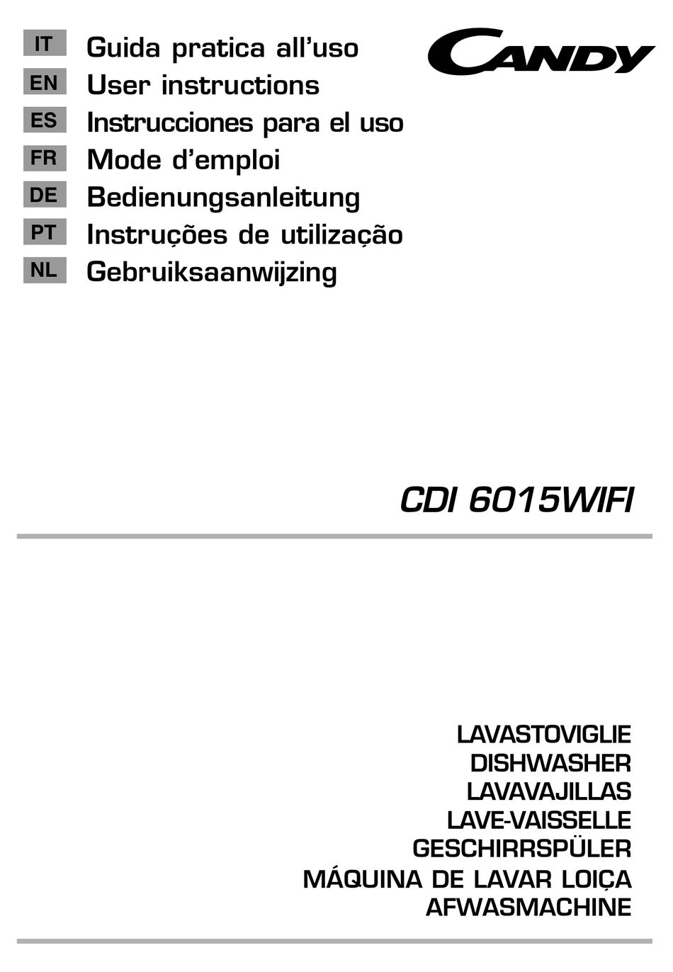 candy-cdi-6015wifi-user-instructions-pdf-download-manualslib