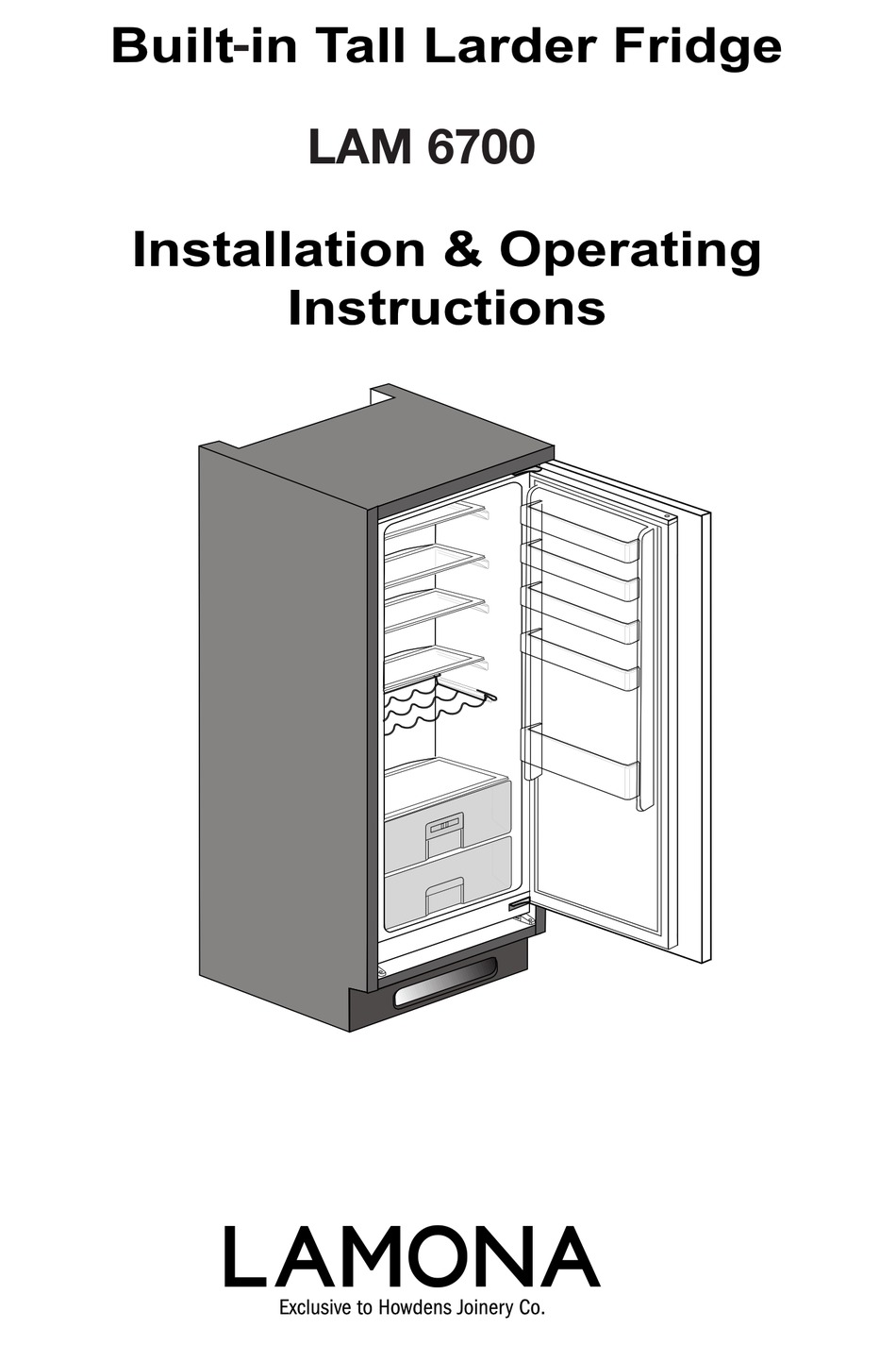 lam6700 fridge