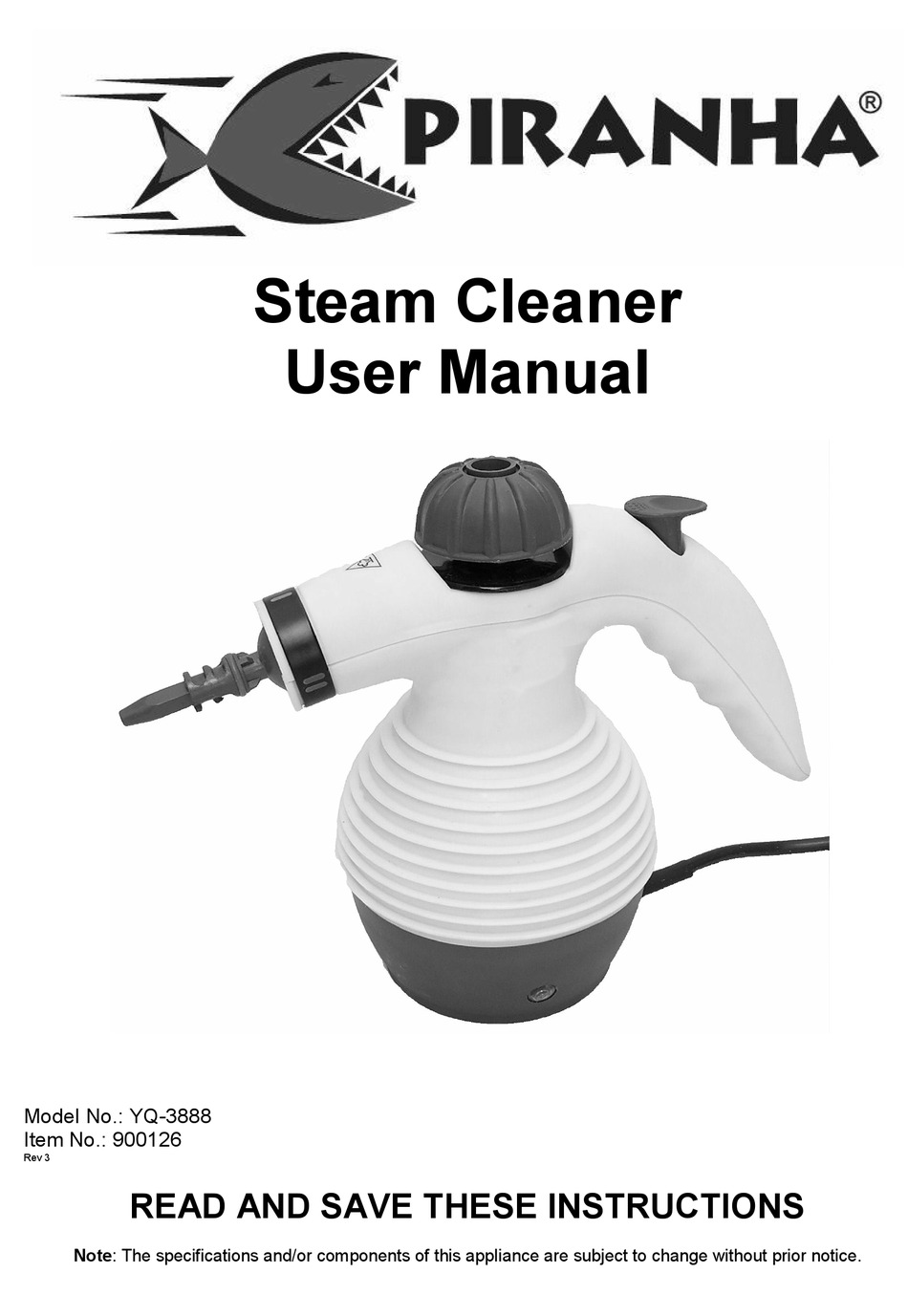 Piranha Yq 38 User Manual Pdf Download Manualslib