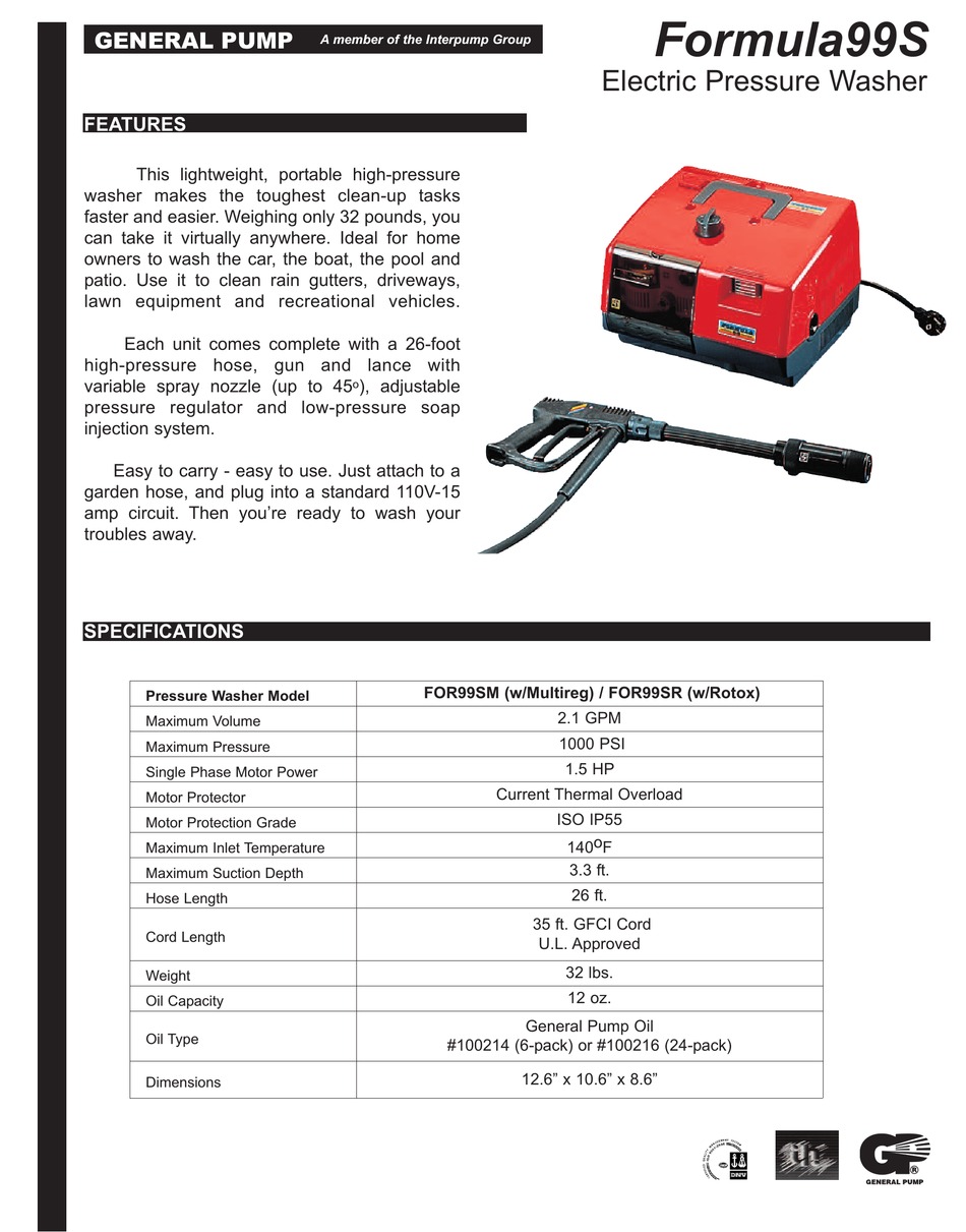 General Pump 8.708-590.0 Pressure Washer Nozzle 2505 25 Degree size #05 10pk 