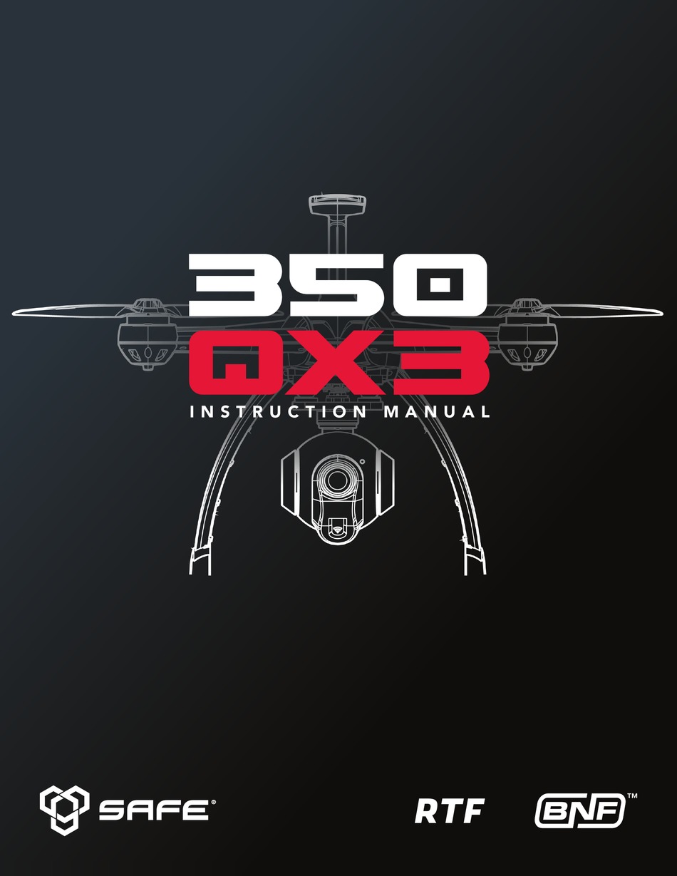 Blade 350 Qx3 Instruction Manual Pdf Download Manualslib
