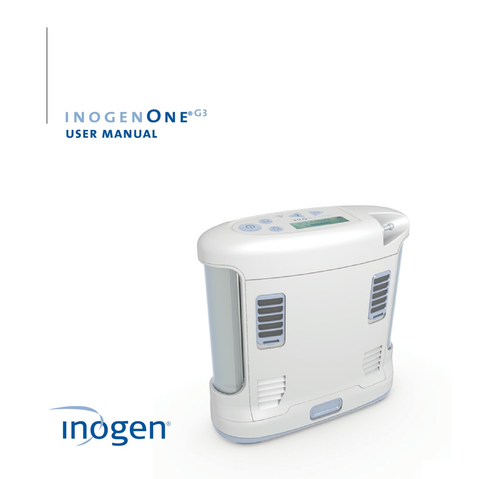 INOGEN ONE G3 USER MANUAL Pdf Download | ManualsLib