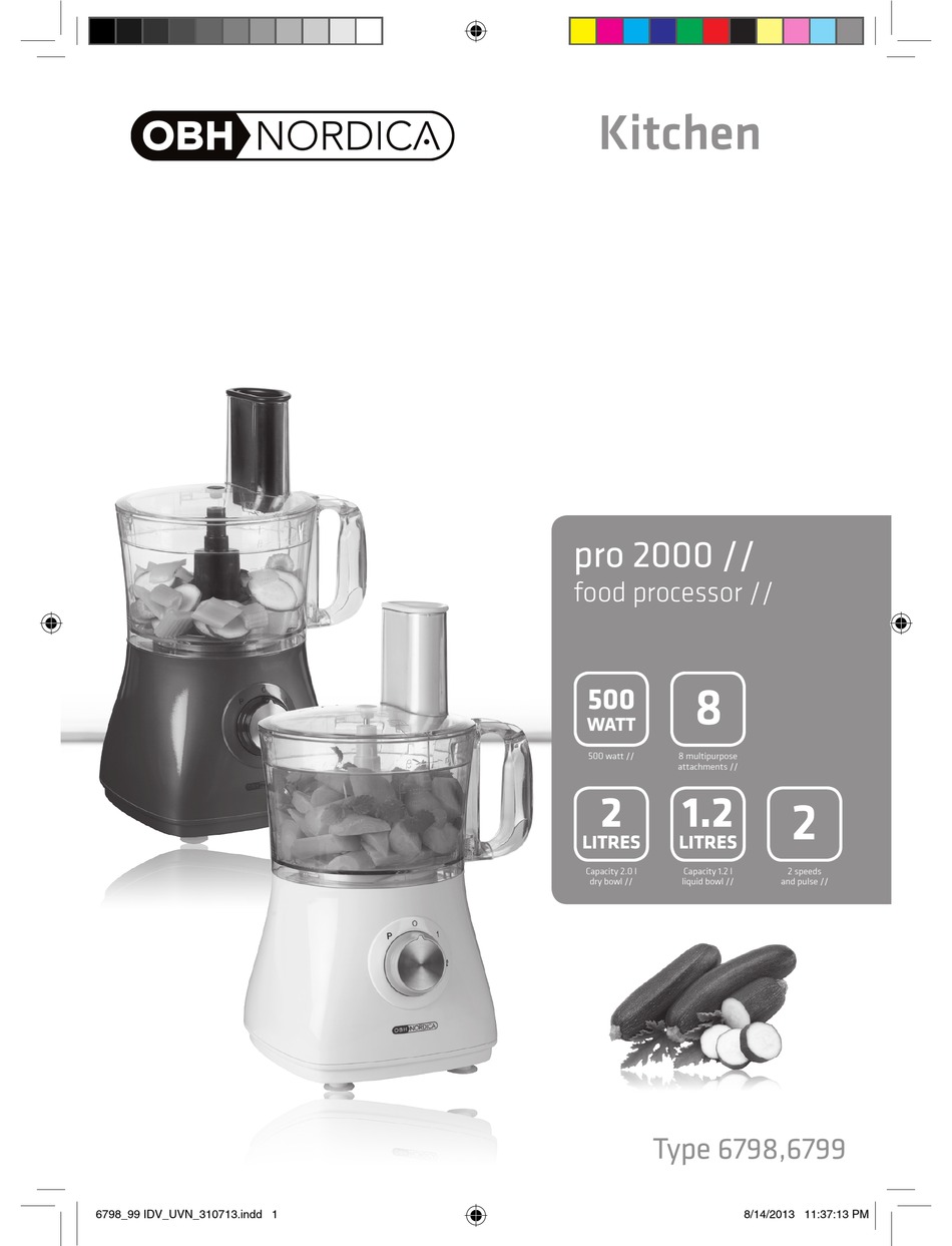 OBH NORDICA PRO 2000 6799 INSTRUCTION MANUAL Pdf Download ManualsLib