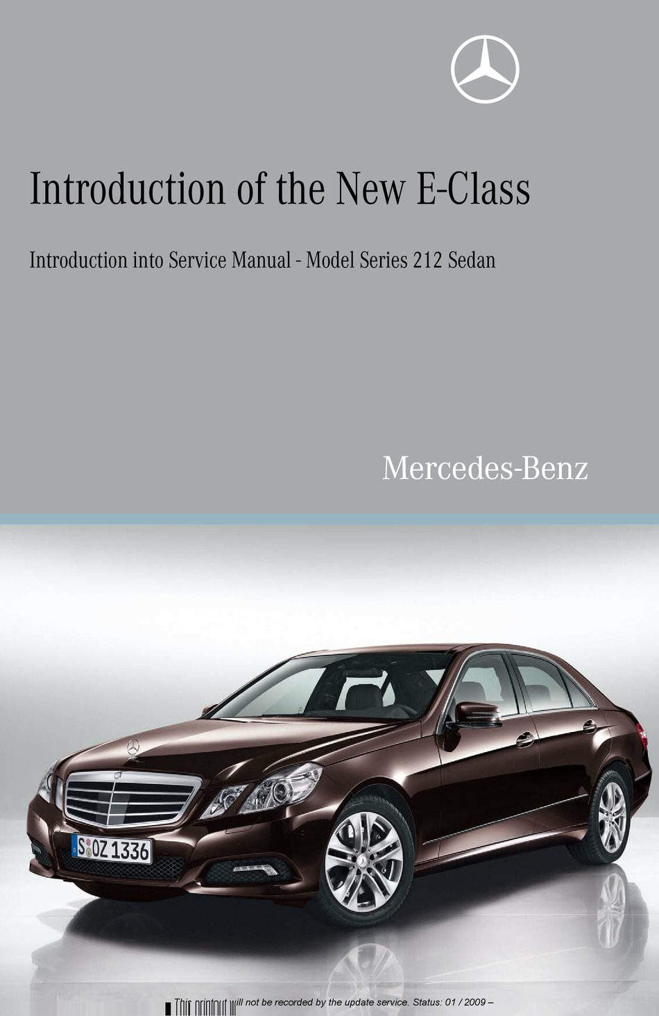 Mercedes Benz 212 Sedan E Class Service Manual Pdf Download Manualslib