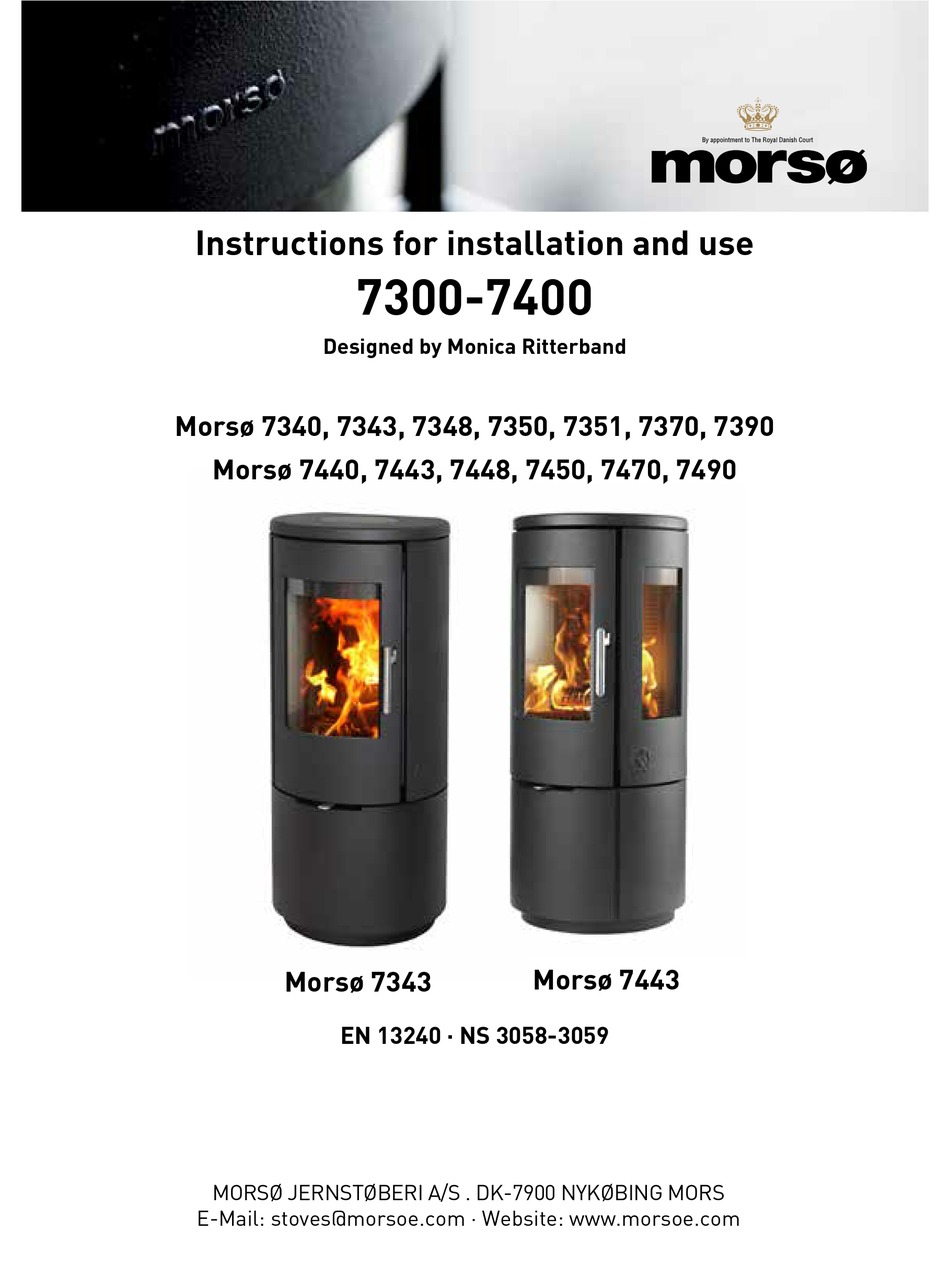 morso 1410 and 1440 on Morso 7340 Instructions For Installation And Use Manual Pdf Download Manualslib
