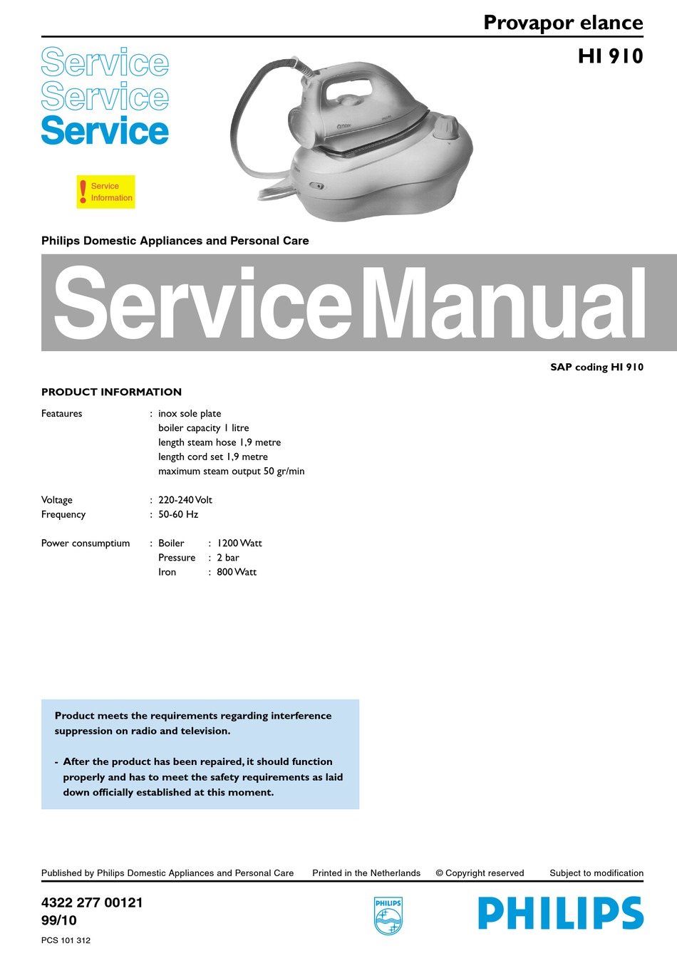 Service manual philips. Philips hi5900. Philips сервис. Характеристики Филипс елансе 3006. Skypuff 6000 инструкция.