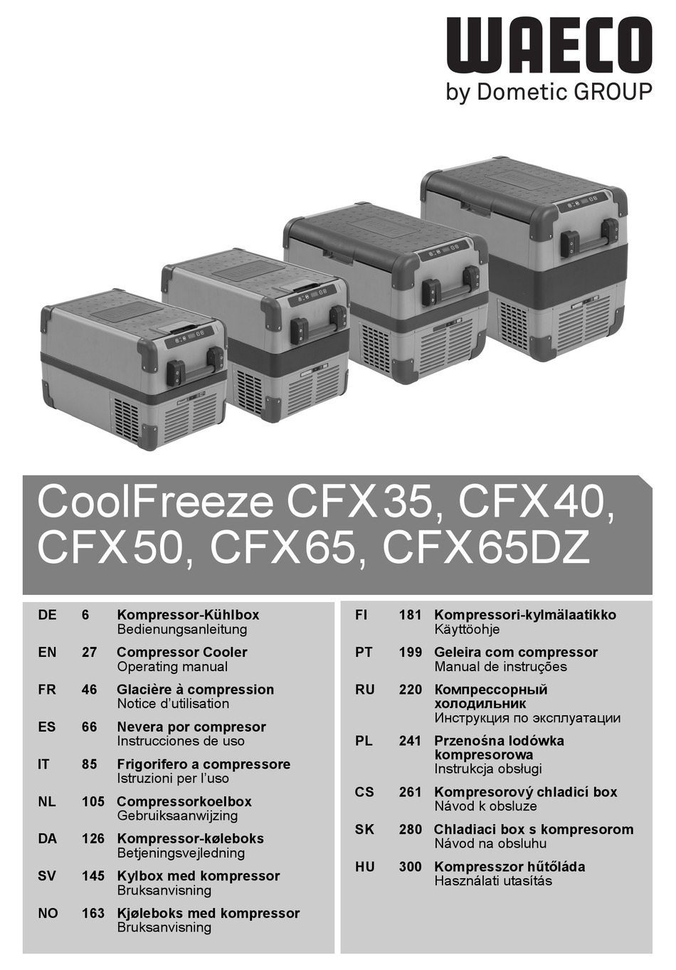 WAECO COOLFREEZE CFX50 OPERATING MANUAL Pdf Download ManualsLib
