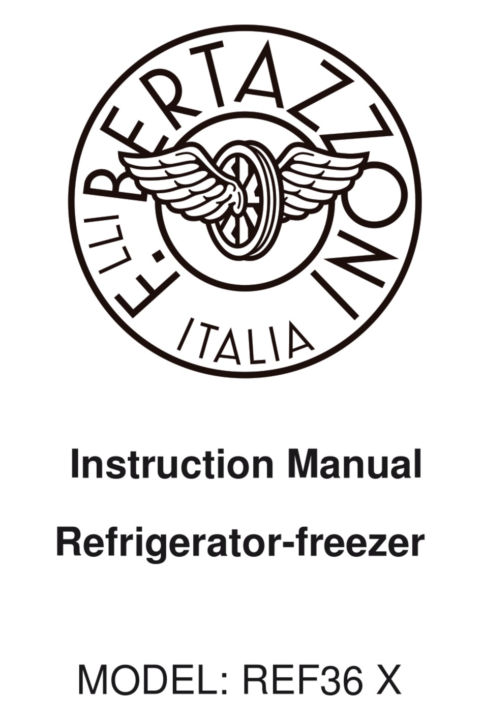 F Bertazzoni Ref X Instruction Manual Pdf Download Manualslib