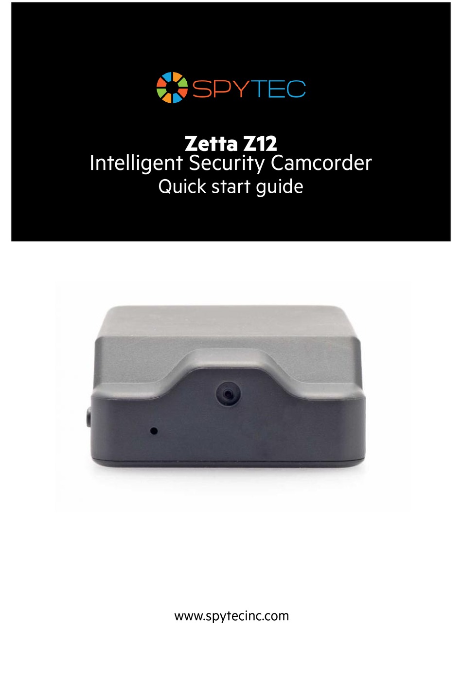 Spytec Zetta Z12 Quick Start Manual Pdf Download Manualslib