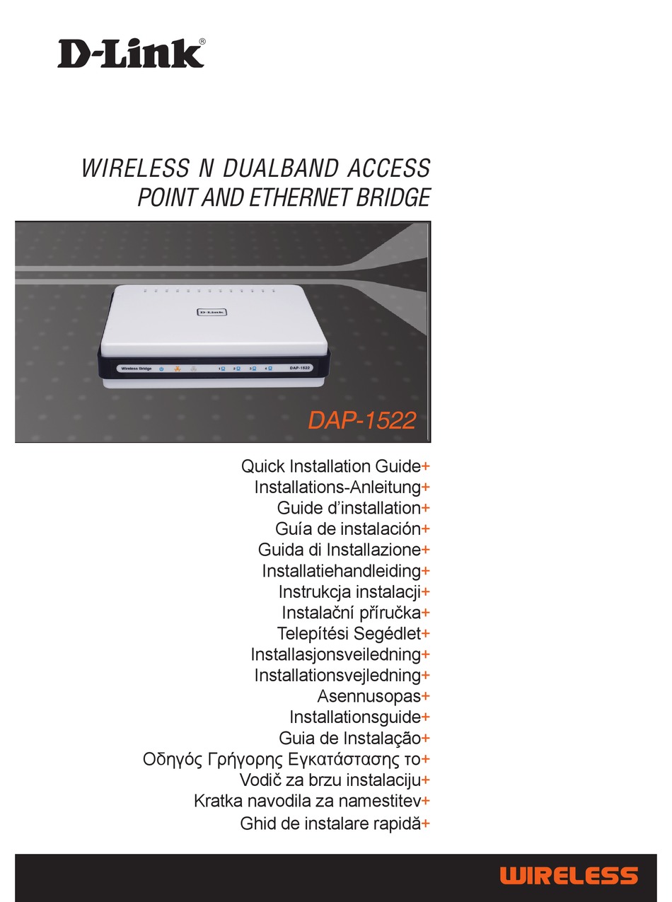 DLINK DAP1522 QUICK INSTALLATION MANUAL Pdf Download ManualsLib