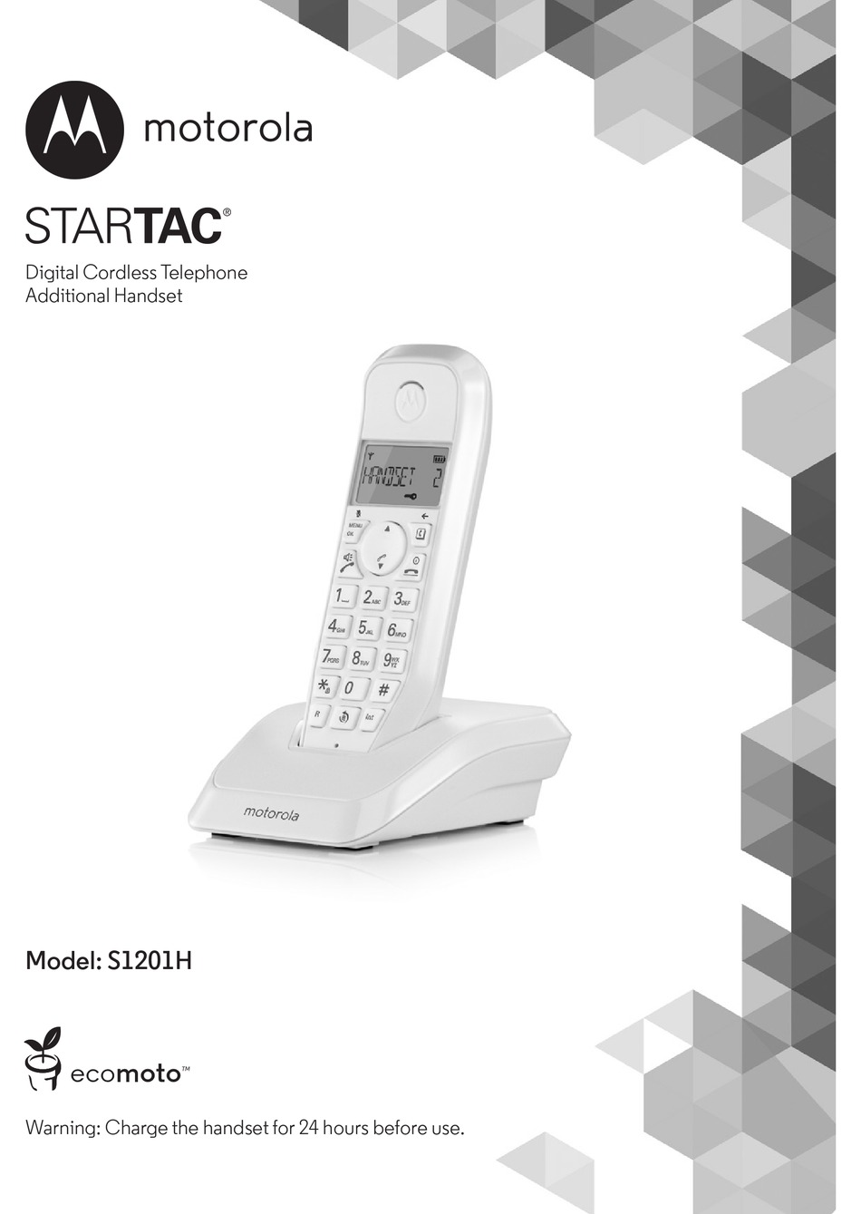 Teléfono inalámbrico MOTOROLA S1201 Startac dúo — Rehabilitaweb