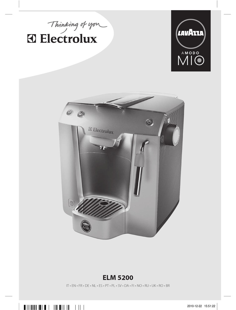 ELECTROLUX ELM 5200 AMODO MIO INSTRUCTION BOOK Pdf Download ManualsLib