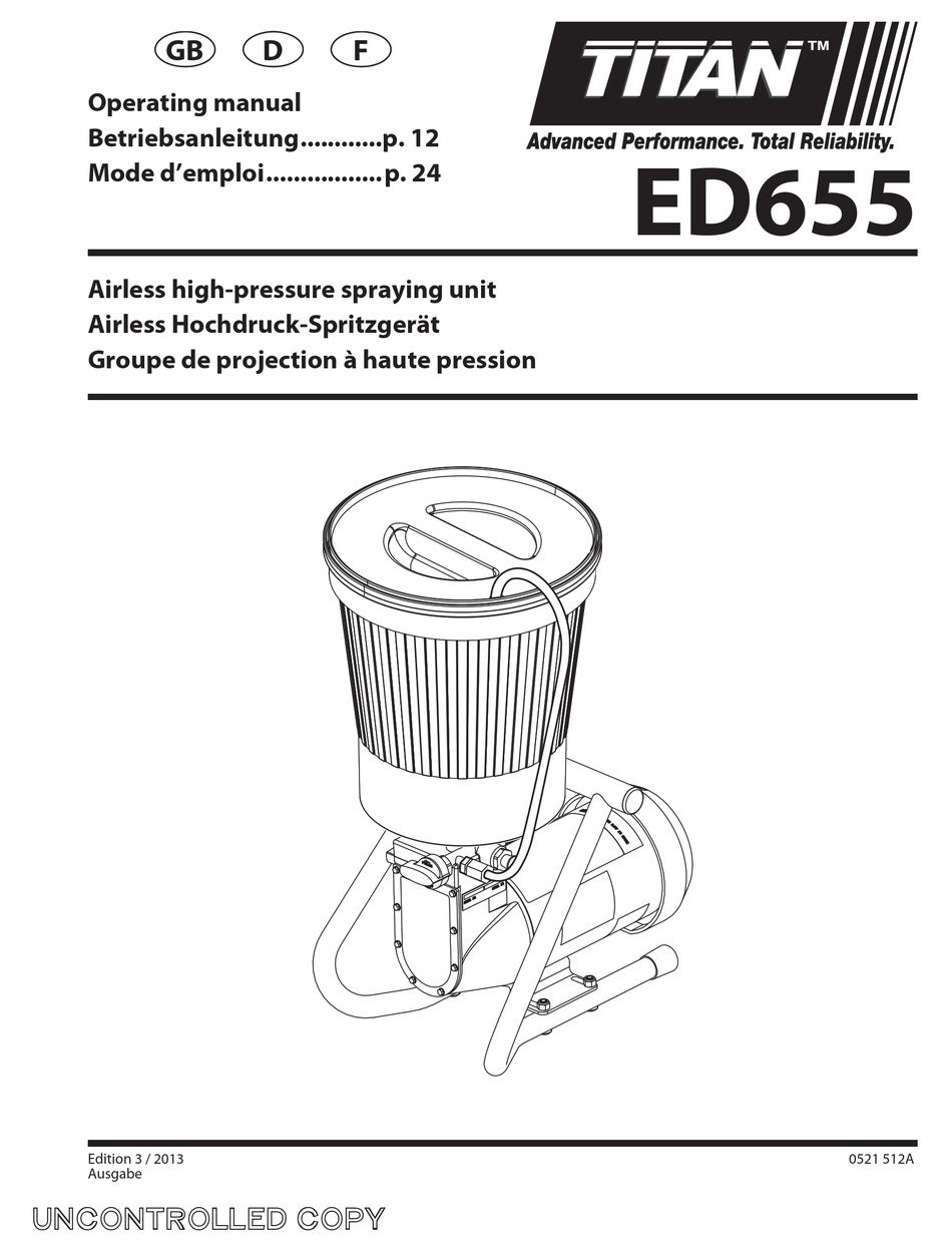 Spraytech ed655 on sale