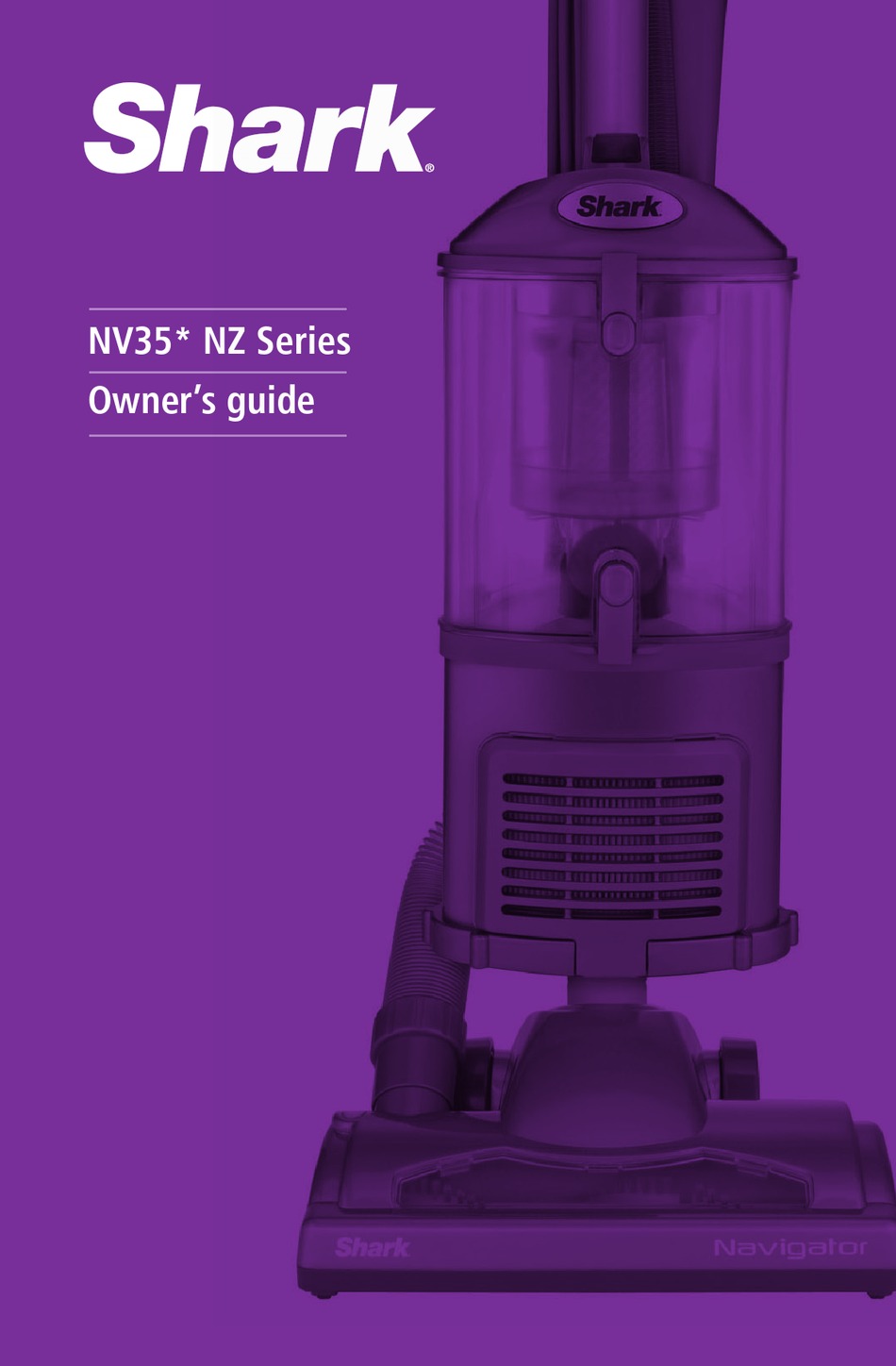 shark nv351 manual