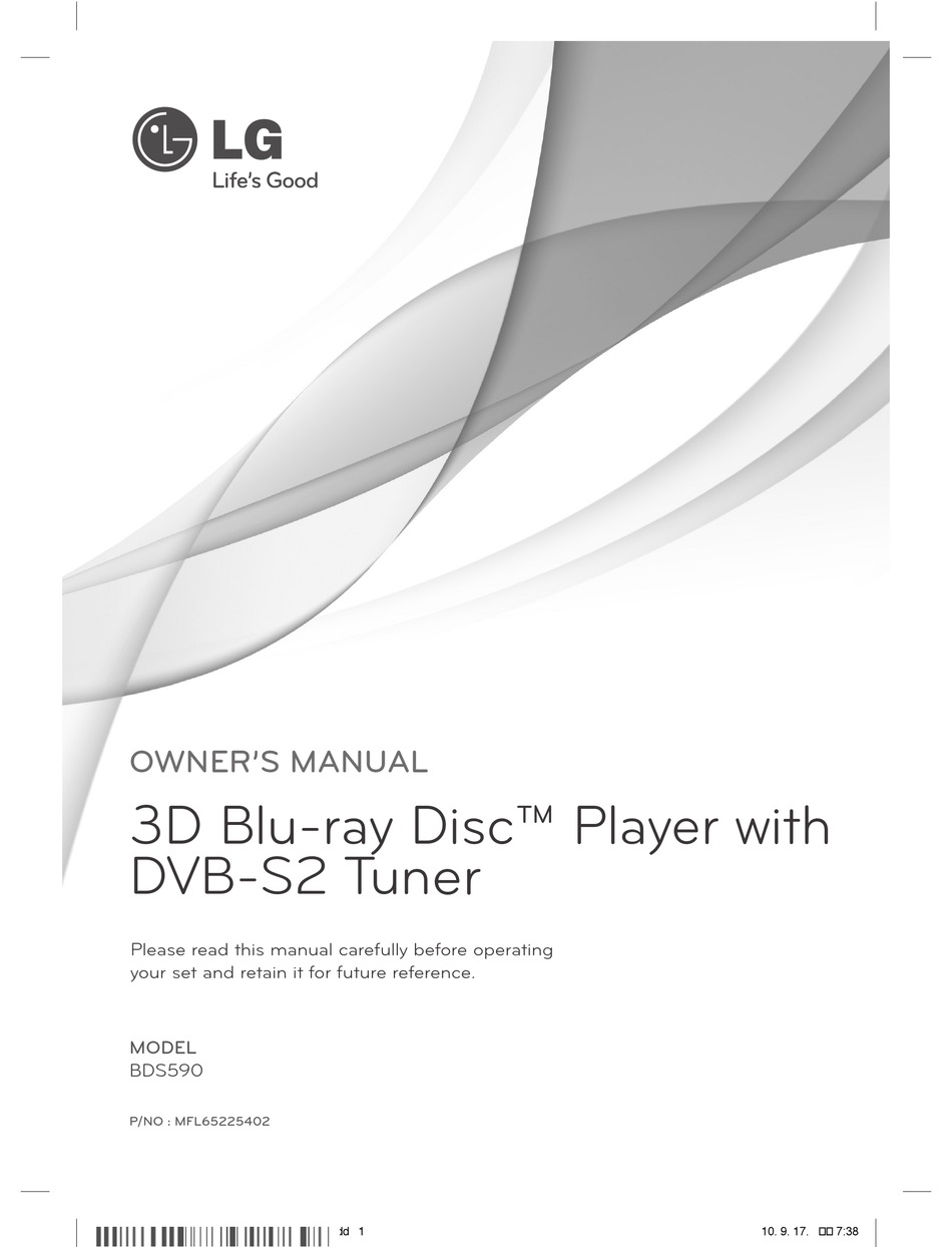 LG BDS590 OWNER'S MANUAL Pdf Download | ManualsLib