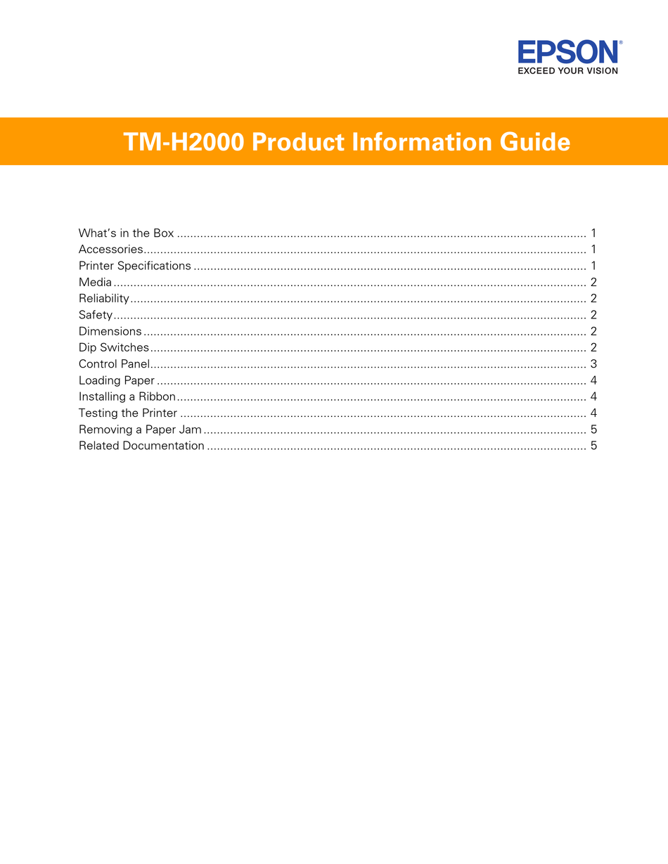 Printer - Epson TM-H2000 