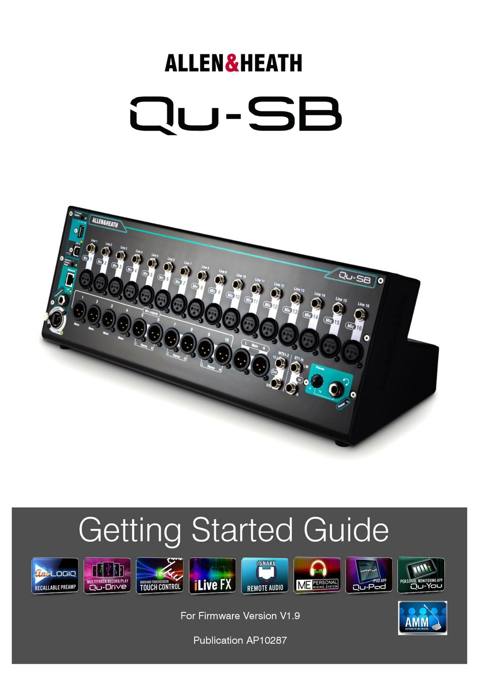 ALLEN & HEATH QU-SB GETTING STARTED MANUAL Pdf Download | ManualsLib