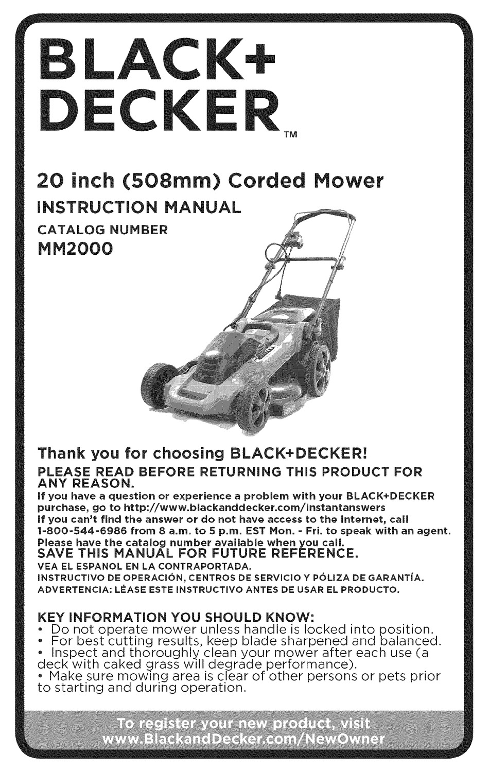 Black & Decker Instruction Manuals