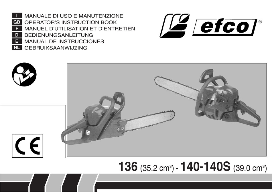EFCO 136 OPERATORS INSTRUCTION BOOK Pdf Download | ManualsLib
