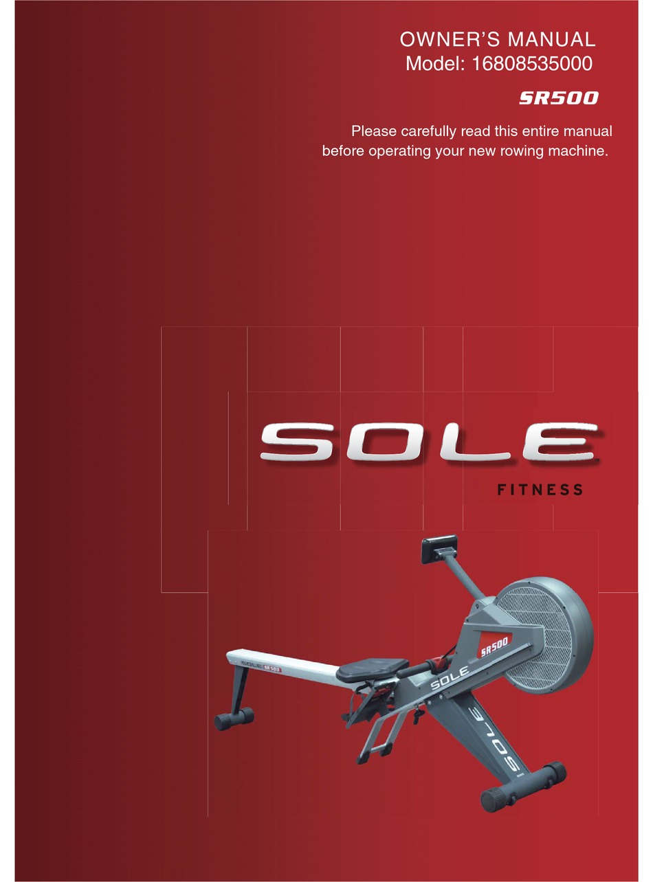 sole sr500 rowing machine