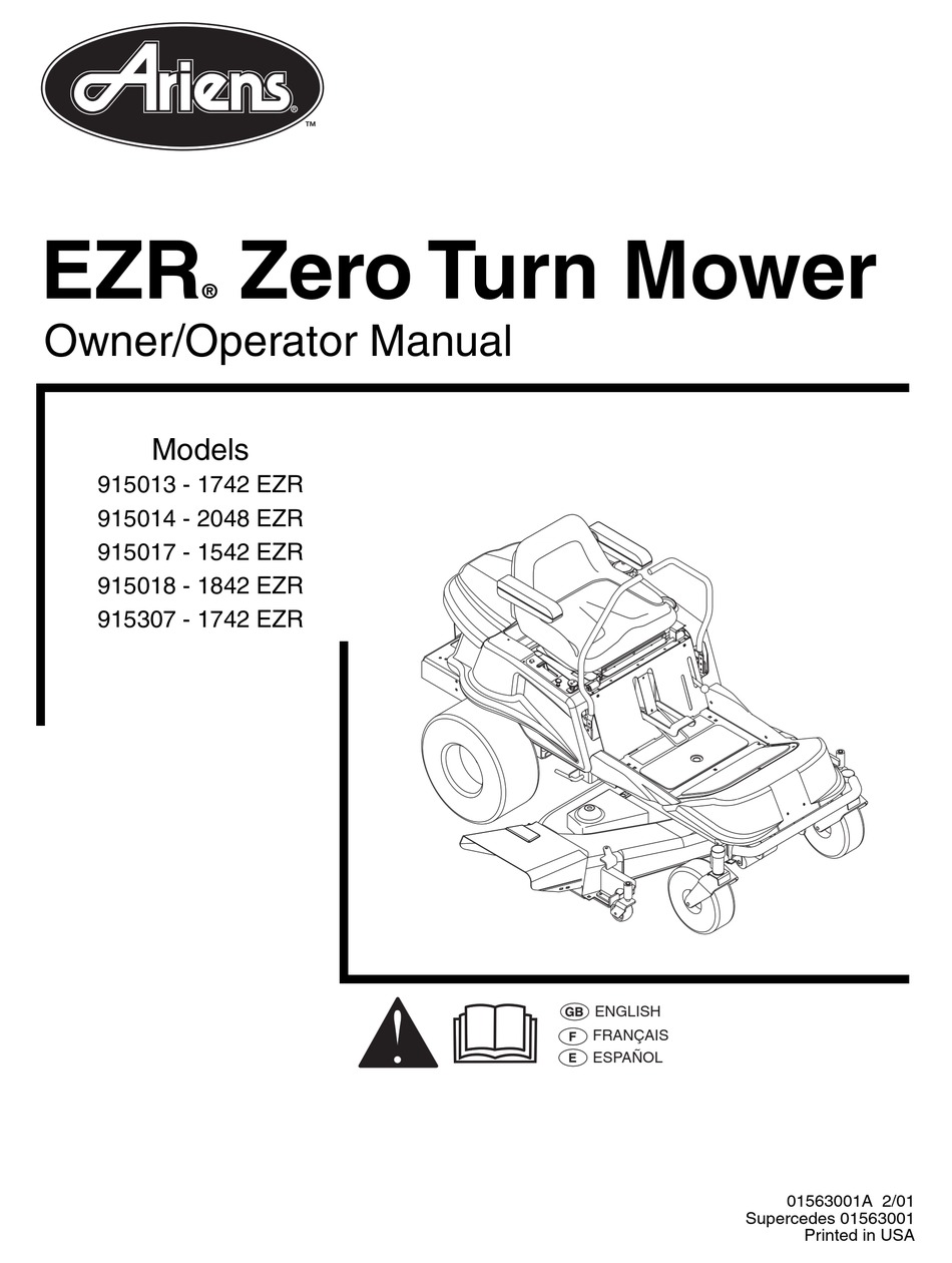 Ariens ezr online 1742