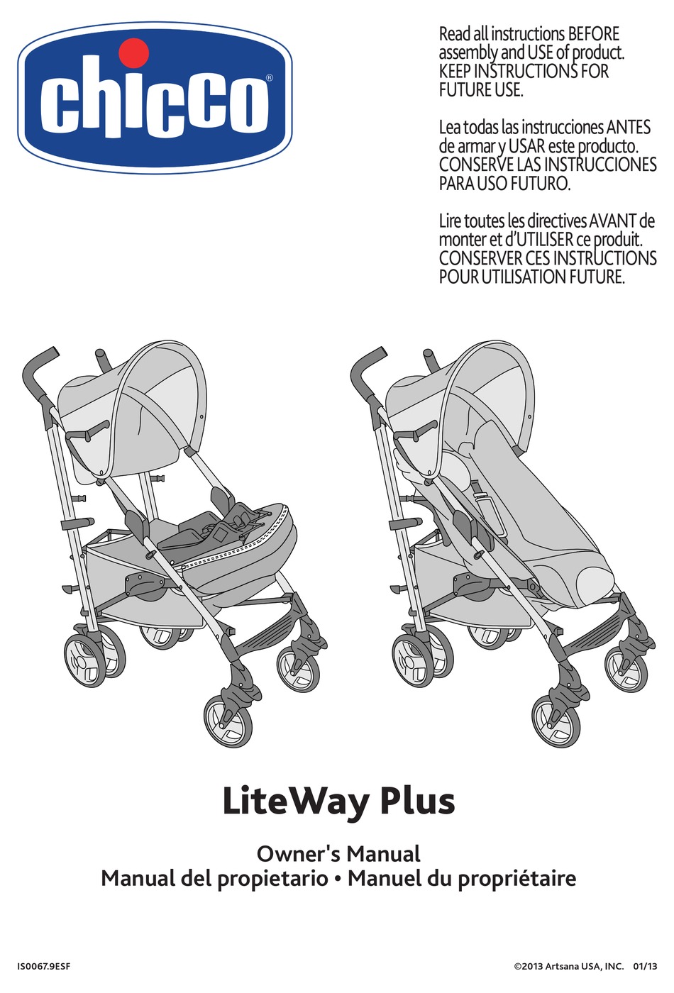 Maintenance - Chicco LITEWAY PLUS 