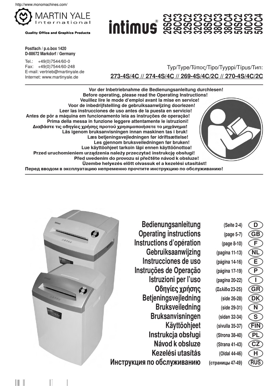 Mono Machines Intimus 26sc2 Manual Pdf Download Manualslib