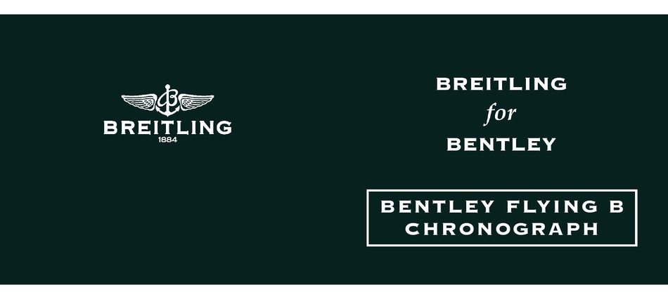 BENTLEY FLYING B CHRONOGRAPH USER MANUAL Pdf Download | ManualsLib