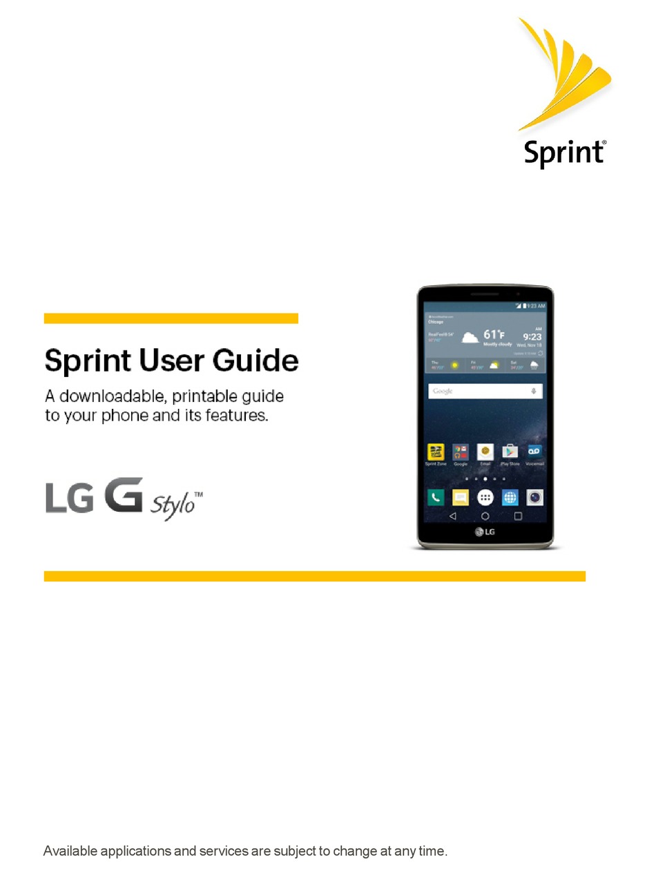 LG G STYLO USER MANUAL Pdf Download | ManualsLib