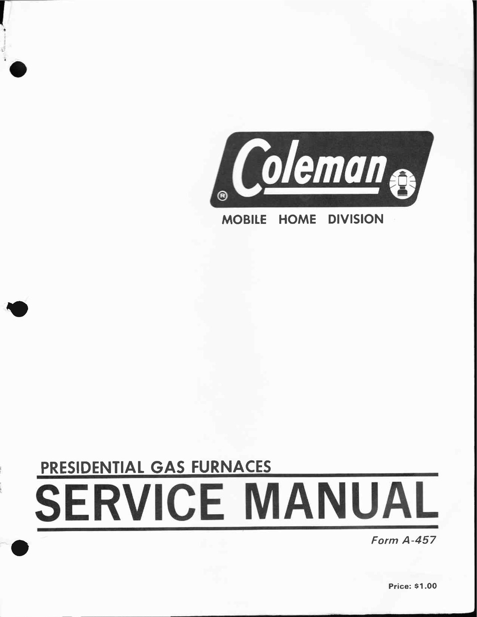 Coleman 7600 Service Manual Pdf