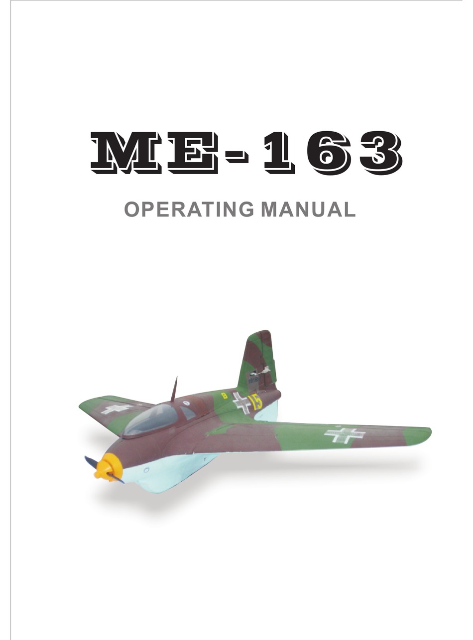 HOBBYKING ME 163 OPERATING MANUAL Pdf Download ManualsLib