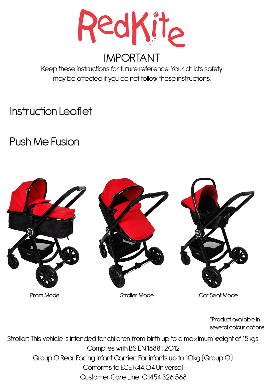 red kite fusion pram