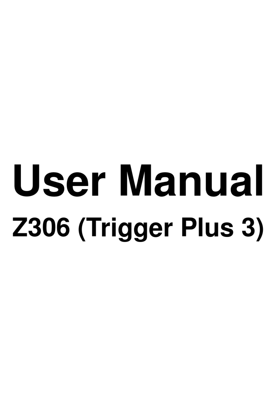 PLUM Z306 USER MANUAL Pdf Download ManualsLib