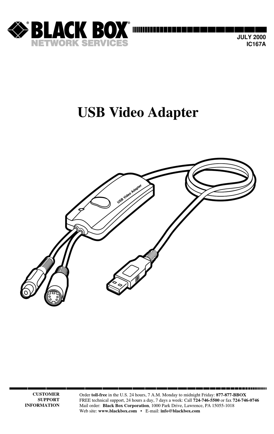 BLACK BOX IC167A USER MANUAL Pdf Download | ManualsLib