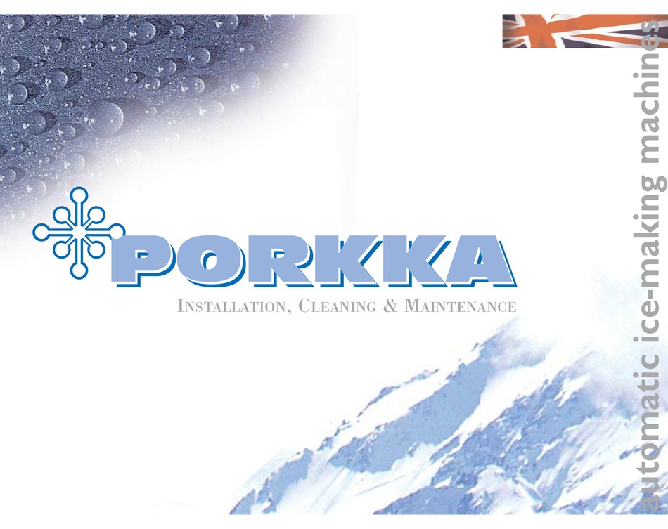 Ice cube and ice flake machines - Porkka