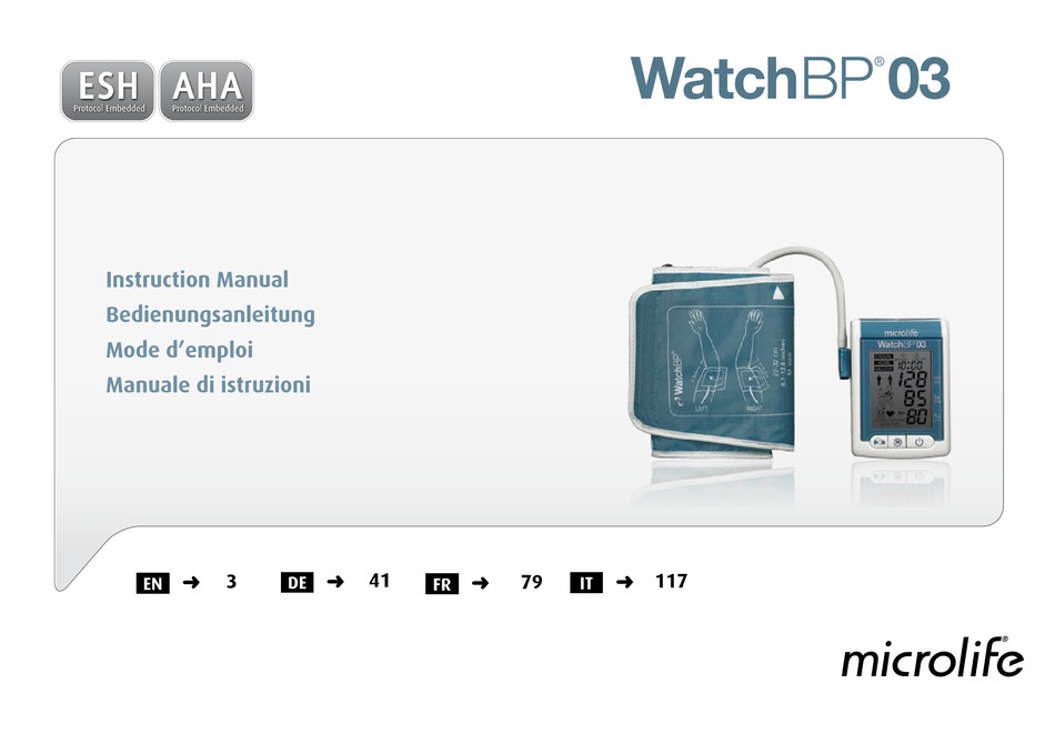 MICROLIFE WATCHBP 03 INSTRUCTION MANUAL Pdf Download ManualsLib