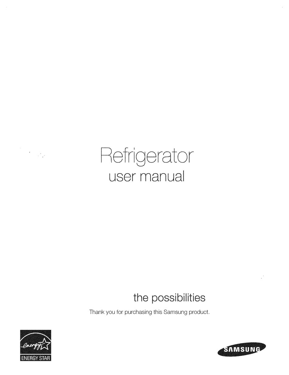SAMSUNG FRENCH DOOR REFRIGERATOR USER MANUAL Pdf Download | ManualsLib