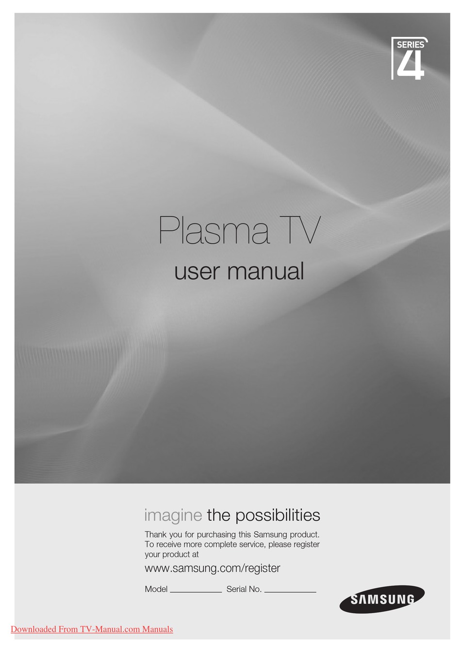 SAMSUNG 4 SERIES USER MANUAL Pdf Download | ManualsLib