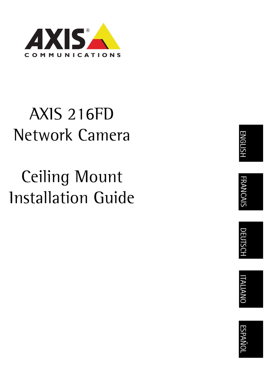AXIS 216FD INSTALLATION MANUAL Pdf Download ManualsLib