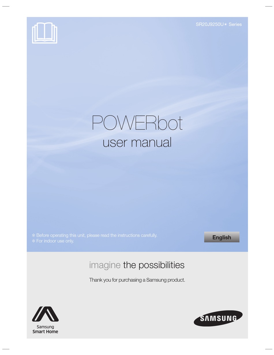 SAMSUNG POWERBOT SR20J9250U SERIES USER MANUAL Pdf Download | ManualsLib