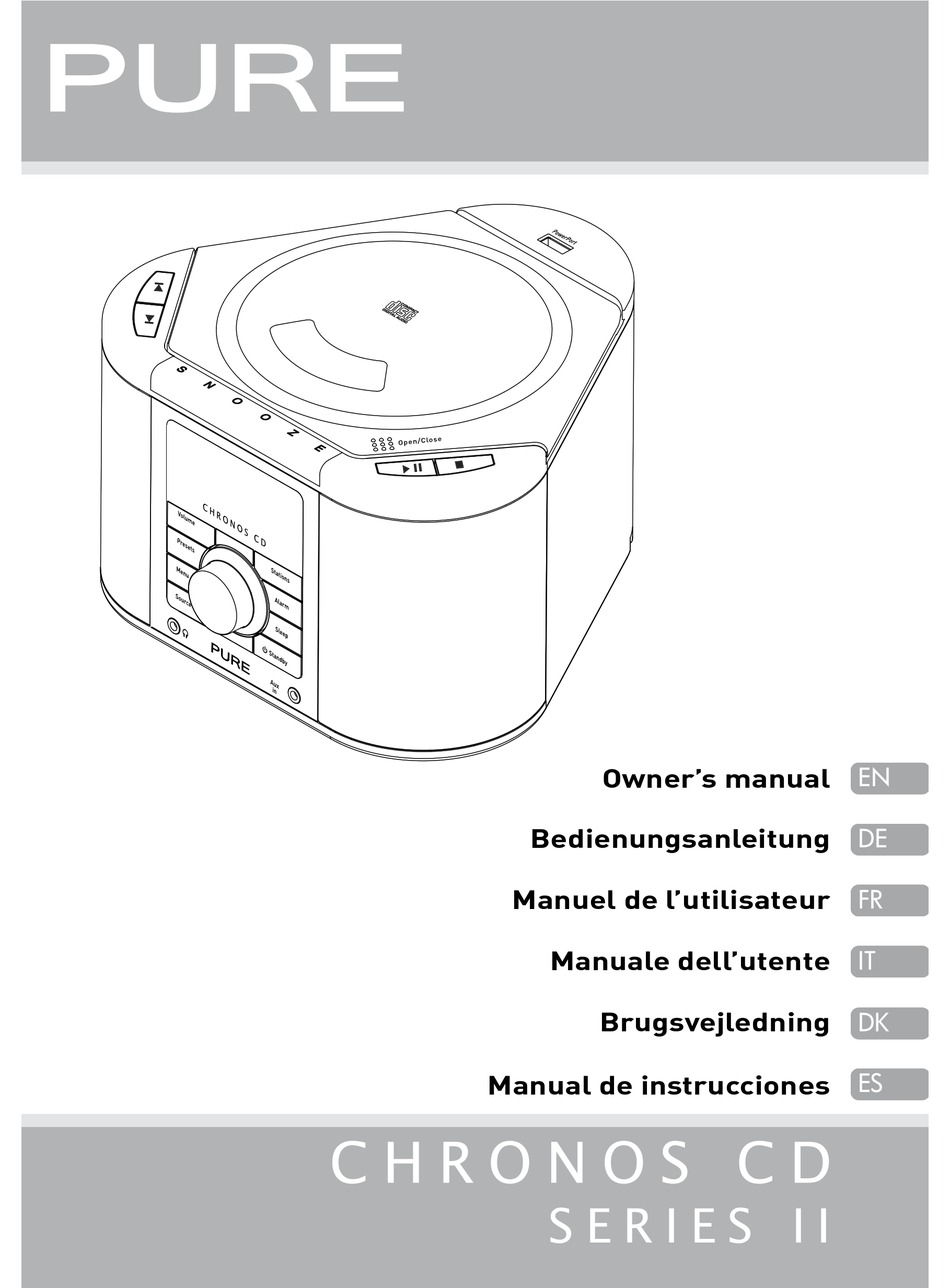 PURE CHRONOS CD OWNER'S MANUAL Pdf Download ManualsLib