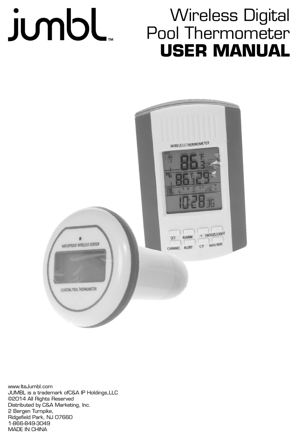 JUMBL WIRELESS DIGITAL POOL THERMOMETER USER MANUAL Pdf Download ManualsLib
