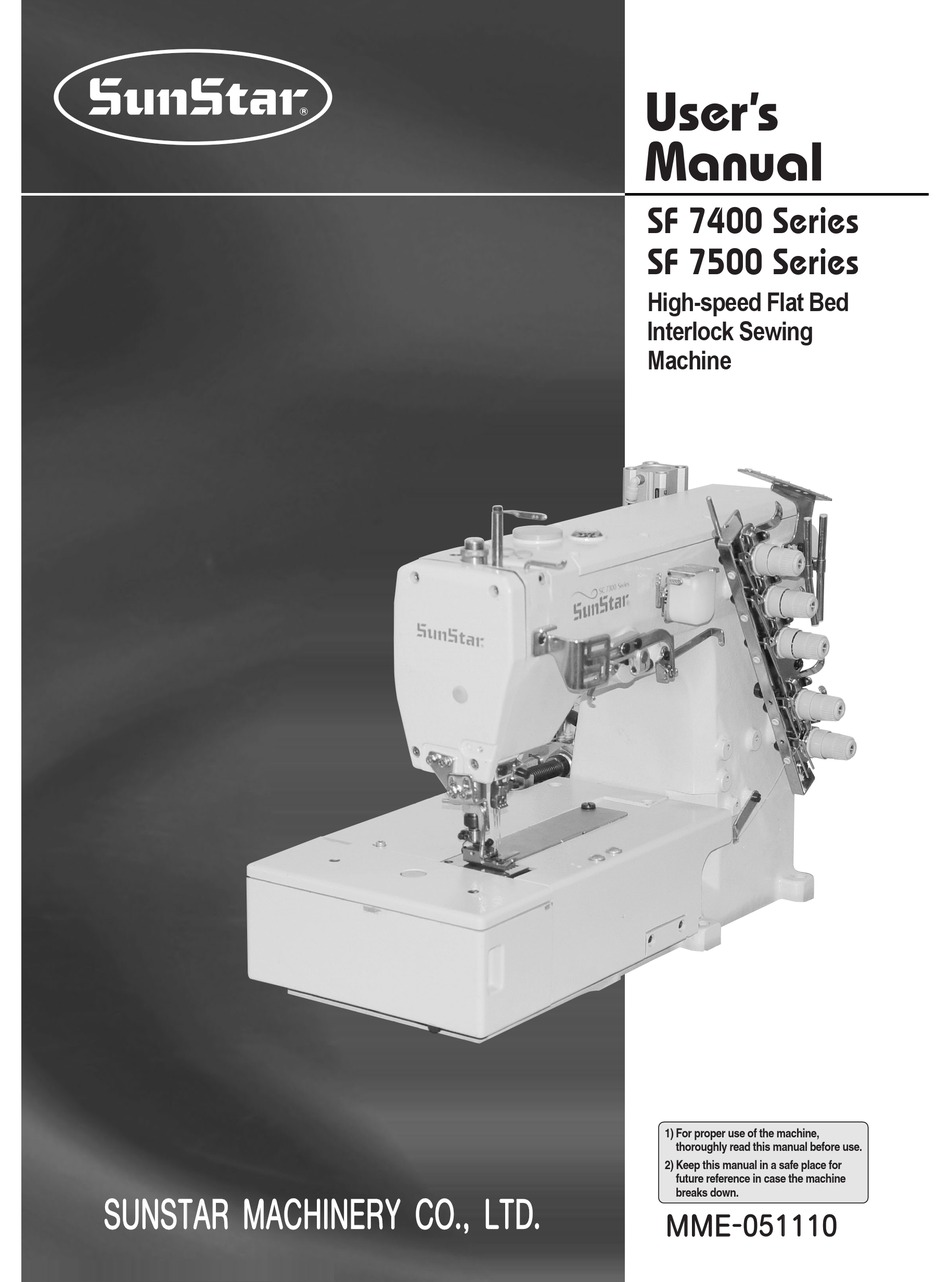 SUNSTAR SF 7400 SERIES USER MANUAL Pdf Download | ManualsLib