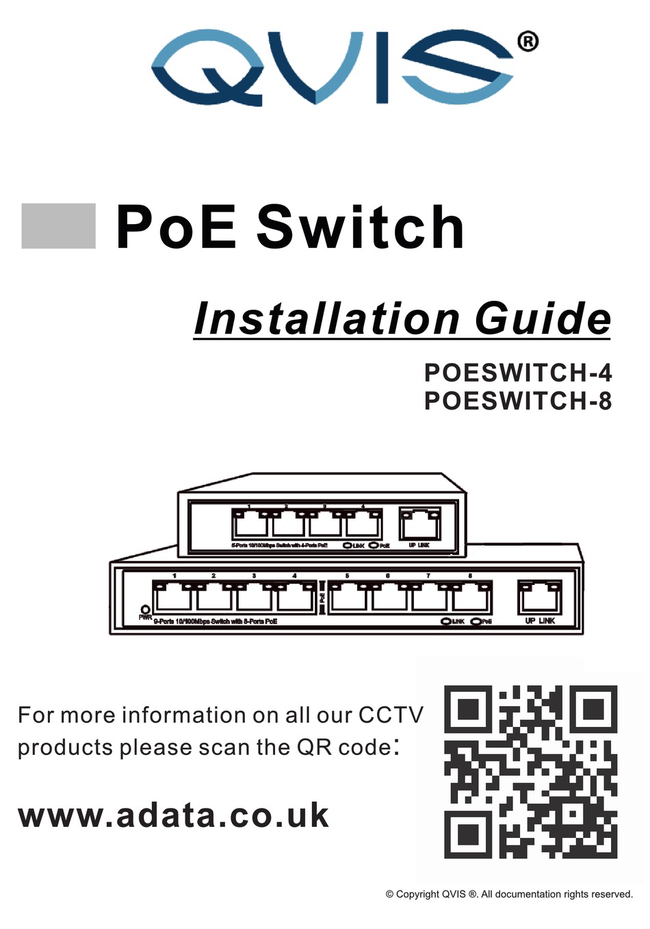 QVIS POESWITCH4 INSTALLATION MANUAL Pdf Download ManualsLib
