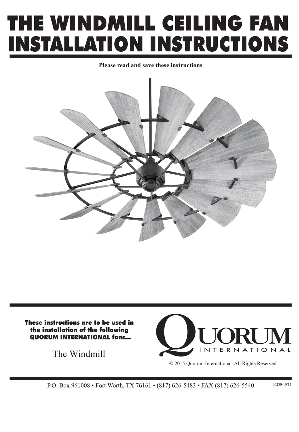 Quorum Hc 1131 Ceiling Fan Manual - Best Fan In Thestylishnomad.Com