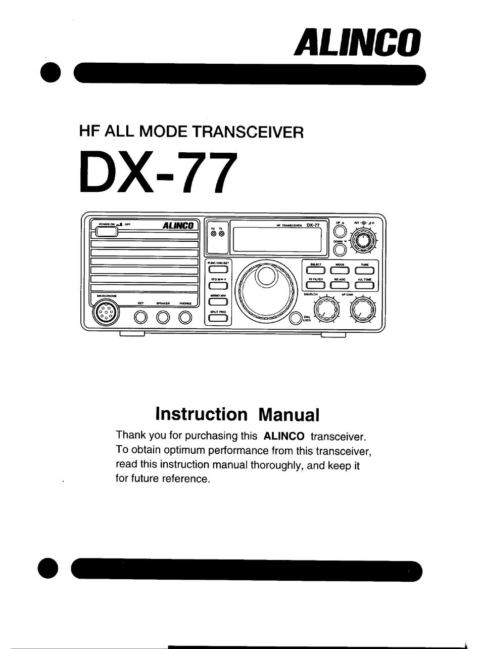 alinco edx 2 tuner manual transmission