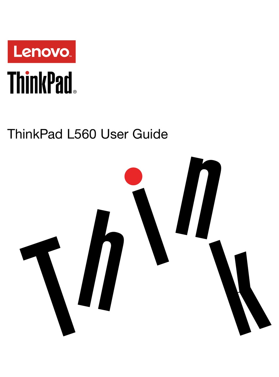 LENOVO THINKPAD L560 USER MANUAL Pdf Download  ManualsLib