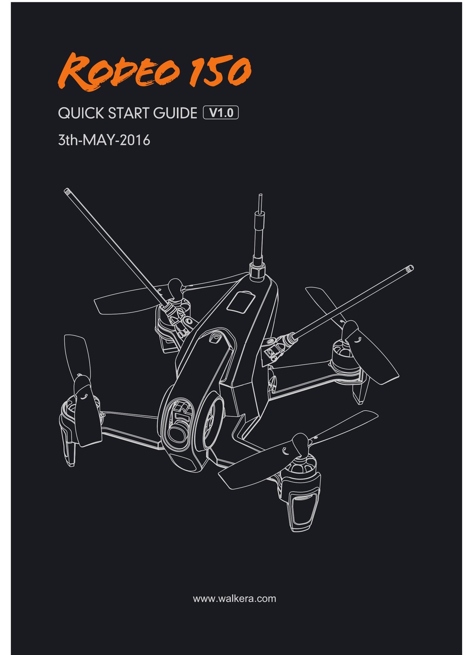 Walkera Rodeo 150 Quick Start Manual Pdf Download Manualslib