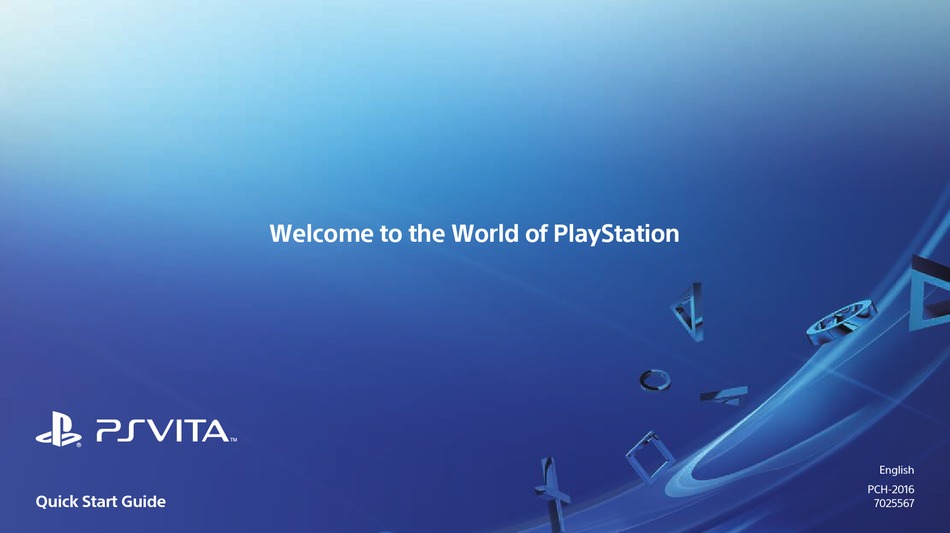 PLAYSTATION VITA QUICK START MANUAL Pdf Download ManualsLib