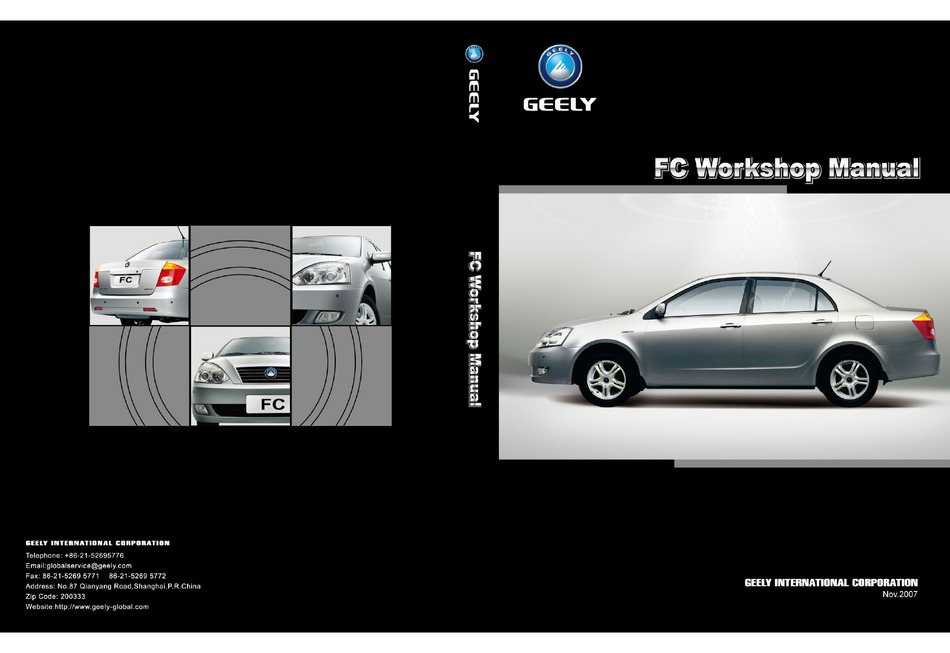 Geely Fc Workshop Manual Pdf Download Manualslib